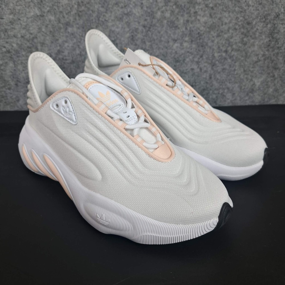 Adidas Womens Adifom SLTN GZ9661 White Lace-Up Low Top Sneaker Shoes Size 6